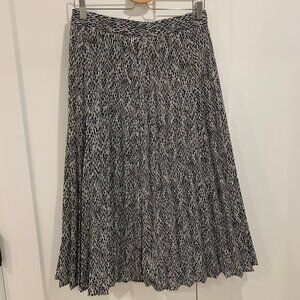 Judith & Charles pleated midi skirt